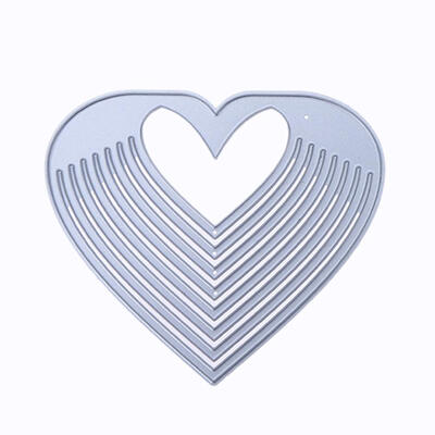 

Hollow Heart DIY Metal Stencil for Scrapbook Embossing Craft Cutting Die