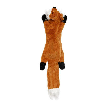 

No Stuffing Plush Dog Gnawing Toys Stuffless Tough Teething Squeaky Animal Toys