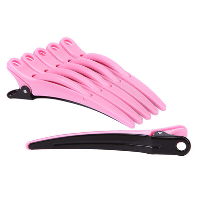 

〖Follure〗6 Pcs Practical Plastic Prong Alligator Teeth Bows Hair Clips New