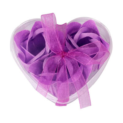 

3pcsBox Rose Flower Body Bath Scented Soap with PVC Box Valentine Day Gift