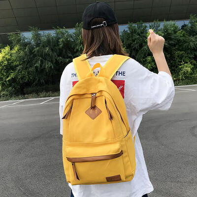 

Fashion Women Durable Canvas Backpacks Large Capacity Bags Package Shoulder Bags