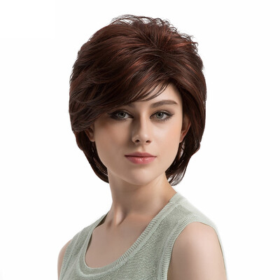 

〖Follure〗12 Inch Bobo Type Hair Mixed color Ladies Party Daily Synthetic Wig
