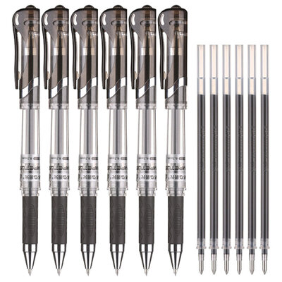 

Morning Light &G 07mm Black GP1111 Bullet Neutral Pen Pen Pen Refill Set 6 Pens 6 Cores HAGP1034