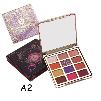 

12 Color Glitter Eyeshadow Palette Pressed Shimmer Matte Eye Shadow MakeUp Long Lasting Eye Palette For Beauty Cosmetics