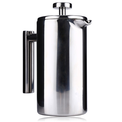 

800ML Stainless Steel Cafetiere French Press with Filter Double Wall