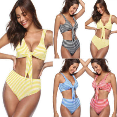 

Womens High Waisted Bikini Sets Padded Swimsuit Push Up Bathing Suit Swimwear
