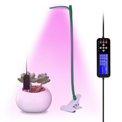 

LED Grow Lights for Indoor Plants Grow Light with Stand&Desk Clip Timer