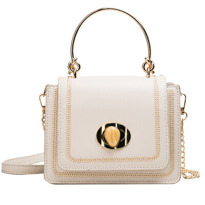 

Female bag 2019 new Korean fashion PU handbag chain rhombic shoulder Messenger bag