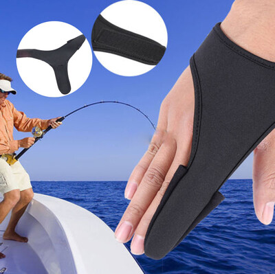 

Saidsome Single Fish Finger Casting Gloves Elastic Band Protector For Fishing Angling fishing bait fishing lure