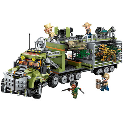 

Crime mobile fortress city police series childrens puzzle puzzle model