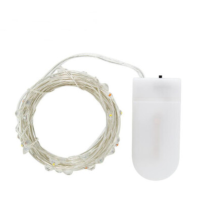 

1M 10LED Copper Silver Wire String Lights Fairy Garland For Christmas