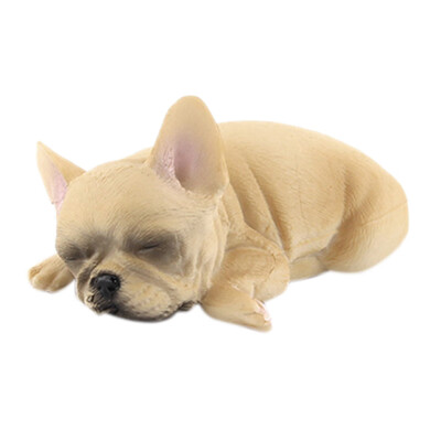 

Tailored Educational Science Bulldog Animal Model Ornament Figurine Toy For Kids Gift A