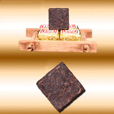 

Yunnan Bulk Ripe Puerh Tea Bohai Puer Cooked Tea Chinese Puer Cha Small Square Brick Tea
