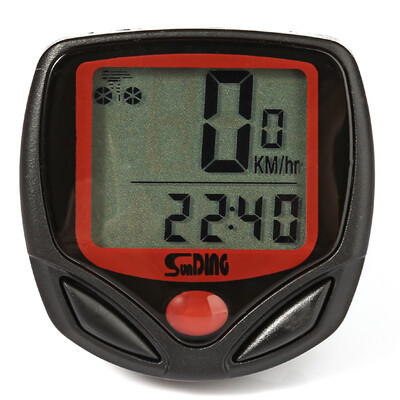 

SunDing SD - 548B Leisure Bicycle Computer Water Resistant Cycling Odometer Speedometer