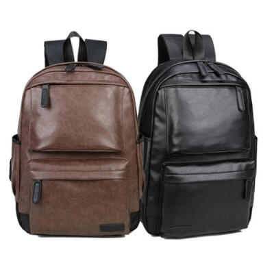 

US Men Womens Bag Leather Single Backpack Business Bags Briefcases Shoulder Bag