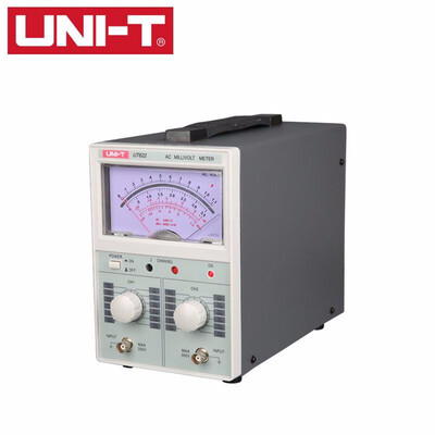 

UNI-T UT622 Dual Channel AC digital voltmeter millivolt meter AC Millivoltmeter 100uV-300V