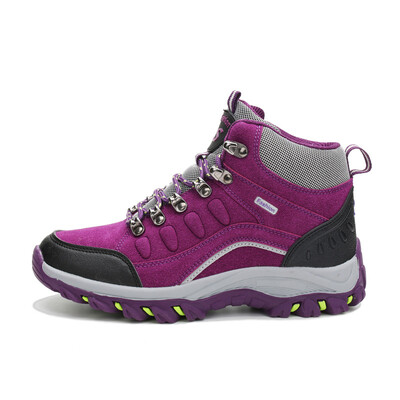 

Plus velvet couple wear large size hiking shoes mens outdoor shoes ladies walking shoes