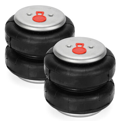 

2pc - 1 Pair of 2500lb Air Bags Standard 12"npt Single Port Air Ride Spring Bags Suspension Part w Fittings 602 PSI Heavy Duty