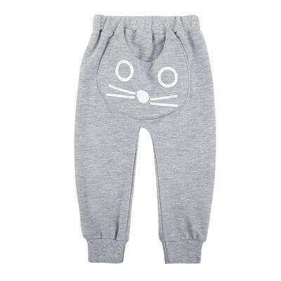 

Spring Boys Girls Loose Pants Cotton Baby Cartoon Trousers Kids Clothing