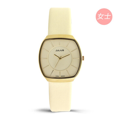 

2019 new juli couple watches a pair of Korean waterproof fashion student mens watches square belt womens watches