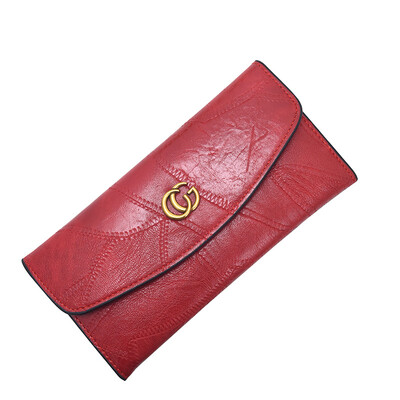 

Change handbag wallet female Long-style soft leather handbag Korean version personality large-capacity lady wallet tide