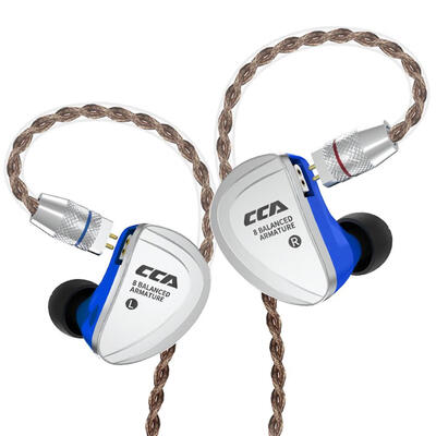 

CCA C16 8BA Drive Units In Ear HIFI Headphones with Detachable 2PIN Cable