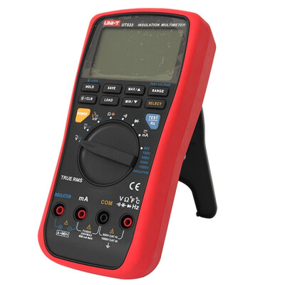 

Uni-t ut533 True-RMS Insulation Resistance Multimeter Auto Range 501000V Megohmmeter Capacitance OHM Temp Freq tester