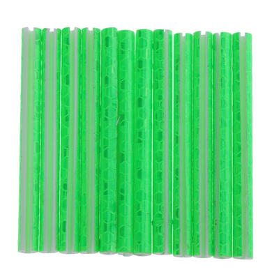 

12pcs Fluorescent Green Bicycle Bike Spoke Light Reflective Bars Strips