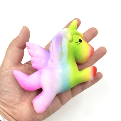 

Gotoamei Rainbow Unicorn Squishies Slow Rising Cartoon Doll Cream Stress Relief Toys Gift