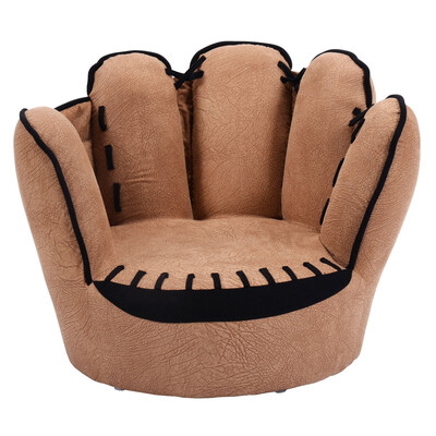 

Five Fingers Baseball Glove Shaped Kids Sofa