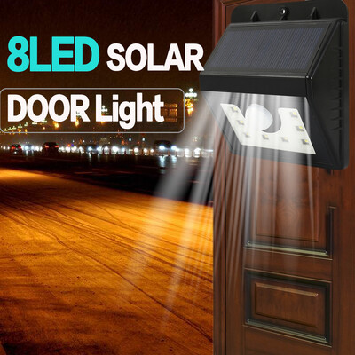

Stylish Super Bright Solar Powered Door Fence Wall Lights Led Outdoor Garden Light