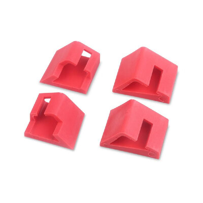 

4Pcs Boot Handle Tailgate Repair Clips for Nissan QASHQAI 2006-2013 ABS Red Professional Car Accessories Auto Fastener Clip Set