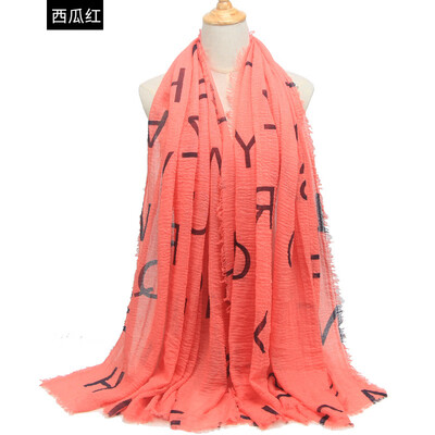 

New Muslim super soft cotton&linen monochrome Hui female headscarf Arab baotou wholesale SK005