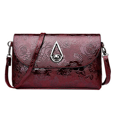 

Women Flower Tote PU Leather Messenger Shoulder Bags Crossbody Handbag