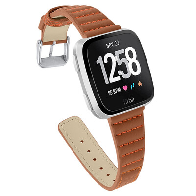 

ECSEM Replacement Band Strap Leather Bracelet Wristband Accessories for Fitbit Versa&Fitbit Versa 2 for Women Men, ECSEM Replacement Band Strap Leather Bracelet Wristband Accessories for Fitbit Versa&Fitbit Versa Lite for Women Men
