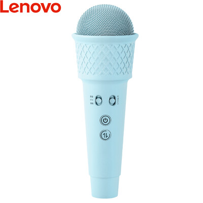 

Lenovo Tenovo cone microphone UM3 Apple Android mobile phone computer universal microphone national karaoke live equipment singing children home birthday gift ice cream blue