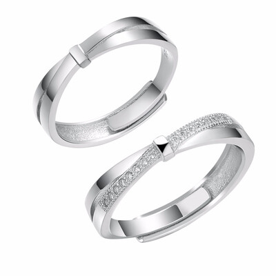 

Yoursfs Fashionable female 925 silver fine adjustable tight ring with female girl birthday best gift