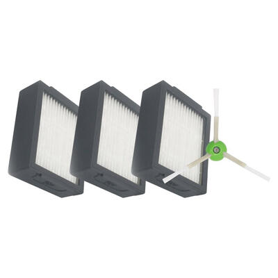 

3pcs Plastic FilterSide Brush for Irobot Room-Ba I7 E5 E6 Vacuum Cleaner