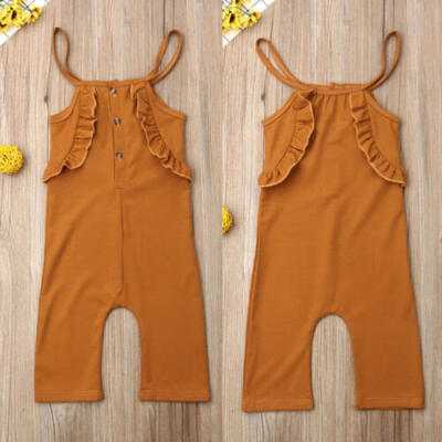 

USStock Toddler Baby Girl Summer Romper Bodysuit Jumpsuit Outfit Sunsuit Clothes