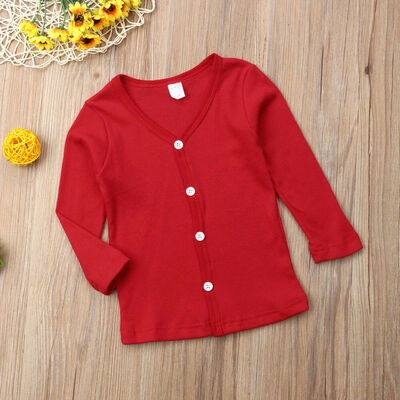 

Cute Toddler Kid Baby Boy Girl Knitted Sweater Cardigan Coat Long Sleeve Tops