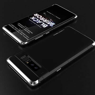 

Luxury For Samsung Galaxy Note 8 Case 360 Full Protection 3in1 Aluminum Metal PC Hard Hybrid Slim Back Cover For Galaxy Note 8