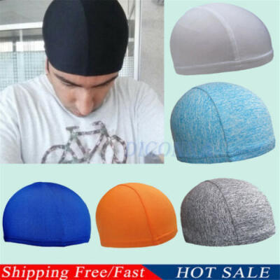 

Mens Quick Drying Hat Cycling Skull Cap Bike Motorbike Under Helmet Thermal Kit