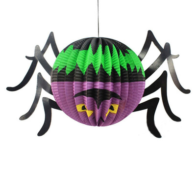 

〖Follure〗Halloween Hanging Ghost Spider Bats Paper Home Party Decoration Pendant