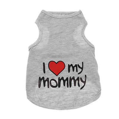 

Spring Summer Cute Love Print Pet Dog Vest for Cat Puppy Sleeveless T-Shirt