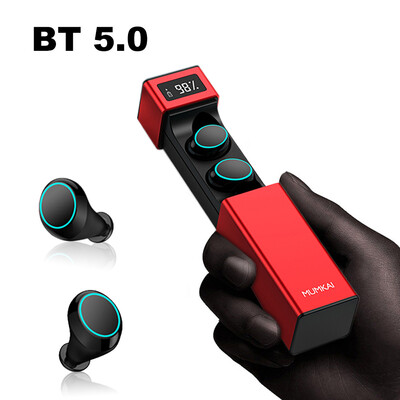 

Wireless Mini Sport Running Headset Smart In-ear Headsets Bluetooth 50TWS Wireless Earphone Deep Black