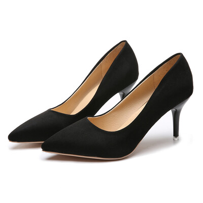

Rose Womens Ladies Fashion Pointed Toe Solid High Heels Single Business Shoes
