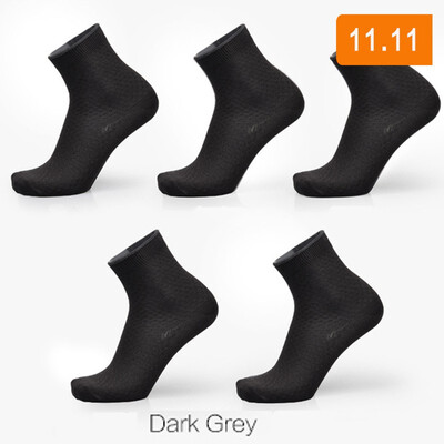 

Men Bamboo Fiber Socks Brand New Casual Business Anti-Bacterial Deodorant Breatheable Man Long Sock 5pairs lot