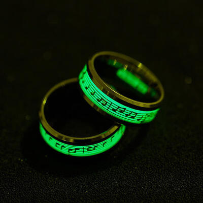 

Jewelry Men Women Dragon Punk Glow In The Dark Stainless Steel