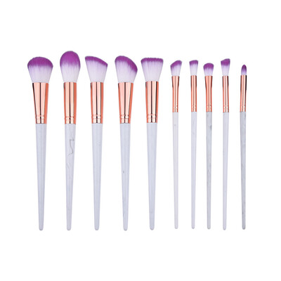 

Toponeto 10PCS Make Up Foundation Eyebrow Eyeliner Blush Cosmetic Concealer Brushes