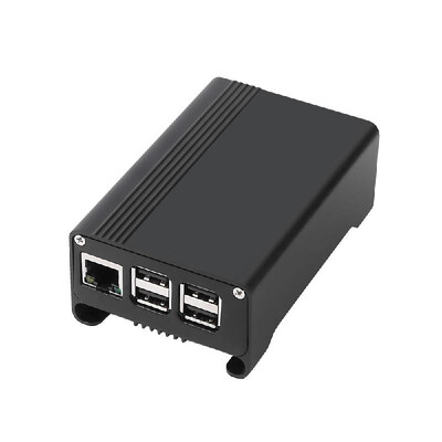 

Aluminum Alloy Protective Case Housing Shell Enclosure Box for Raspberry Pi 3 Pi 2&B with Cooling Fan